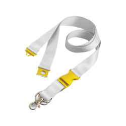 LANYARD WHITE PORTABADGE