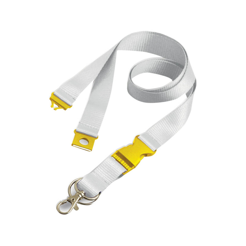 LANYARD WHITE PORTABADGE