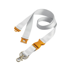 LANYARD WHITE PORTABADGE