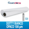 PVC ADESIVO MURALE DOTTY BIANCO OPACO 100MIC 50MTL GUANDONG H137