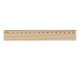 RIGHELLO IN LEGNO DA 16 CM