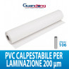 PVC CALPESTABILE PER LAMINAZIONE TRASP. OPACO 200MIC. 50MTL GUANDONG H106