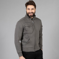 FELPA ITALY UOMO C/ZIP INTERA JRC