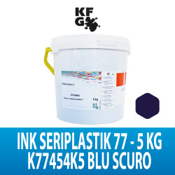 INK SERIPLASTIK 77 BLU SCURO FLASH CURE KG 5 KFG