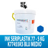 INK SERIPLASTIK 77 BLU MEDIO FLASH CURE KG 5 KFG