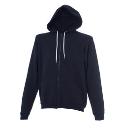 FELPA LECCE UOMO G/COLLO CAPPUCCIO ZIP LUNGA JRC