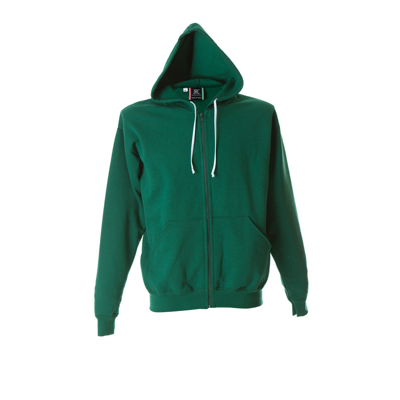 FELPA LECCE UOMO G/COLLO CAPPUCCIO ZIP LUNGA JRC