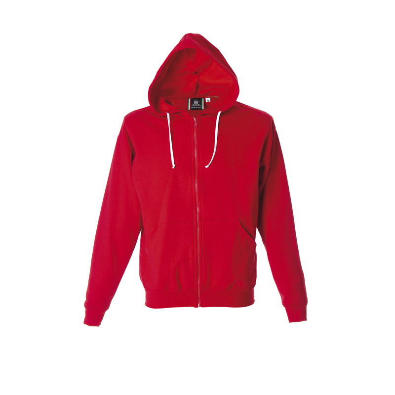 FELPA LECCE UOMO G/COLLO CAPPUCCIO ZIP LUNGA JRC