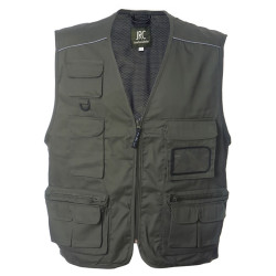 GILET NEW SAFARI M/TASCHE JRC