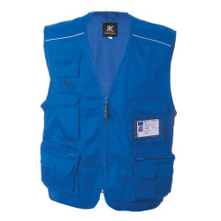 GILET NEW SAFARI M/TASCHE JRC