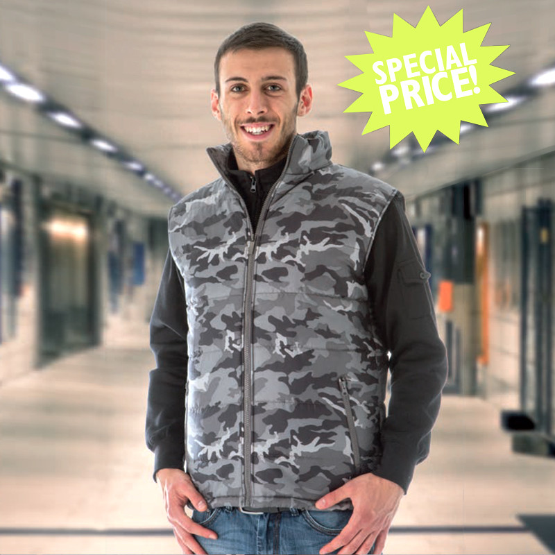 GILET NEW SHANGHAI CAMOUFLAGE IMPERMEABILE JRC