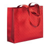 MAXI SHOPPER IN TNT LAMINATO METALLIZZATO CM 40X35X12