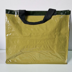 BORSA IN RAFFIA 38X43X20 VERDE OLIVA