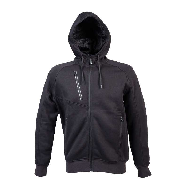 FELPA POLONIA MAN ZIP INTERA C/CAPPUCCIO JRC