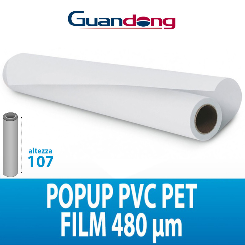 PVC+PET+PCV STRUTTURATO PER POP-UP WH-BK-WH 480MIC 30MTL GUANDONG H107