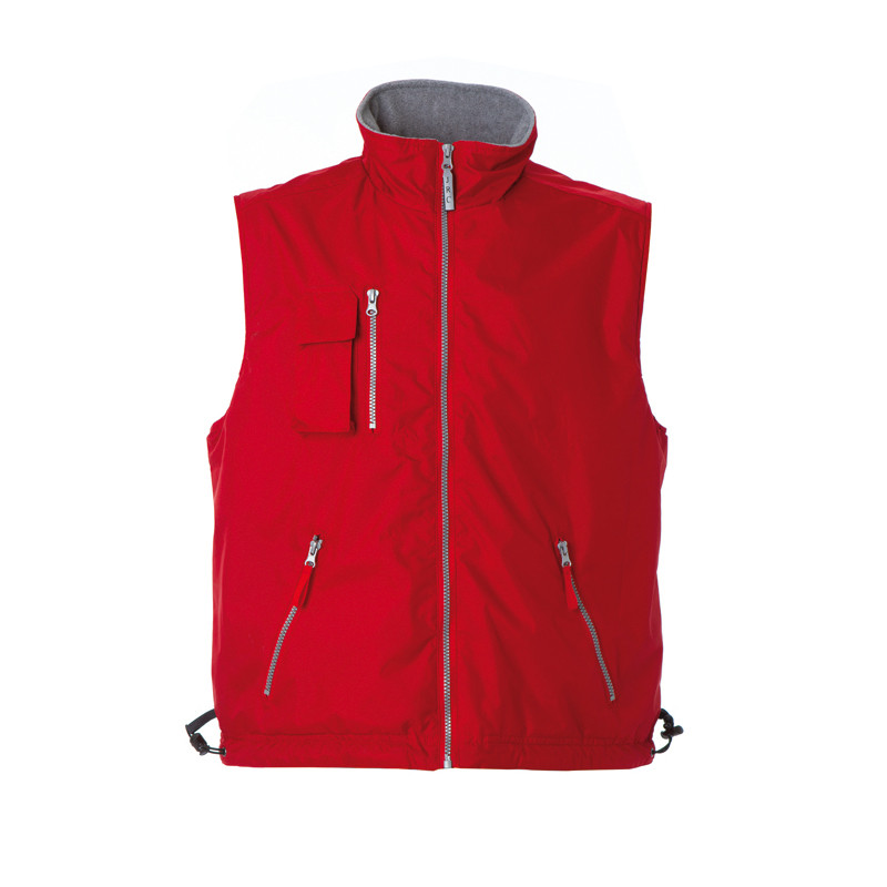 GILET PORTUGAL IN POLIESTERE PONGEE JRC