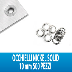 OCCHIELLI NICKEL SOLID 10MM 500 PEZZI