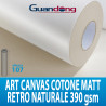 CANVAS ART COTONE 390GR OPACO RETRO NATURALE 18MTL GUANDONG H107