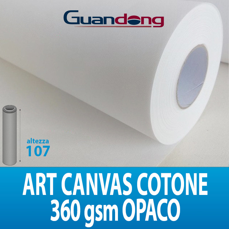 CANVAS COTONE 360GR OPACO 18MTL GUANDONG H107