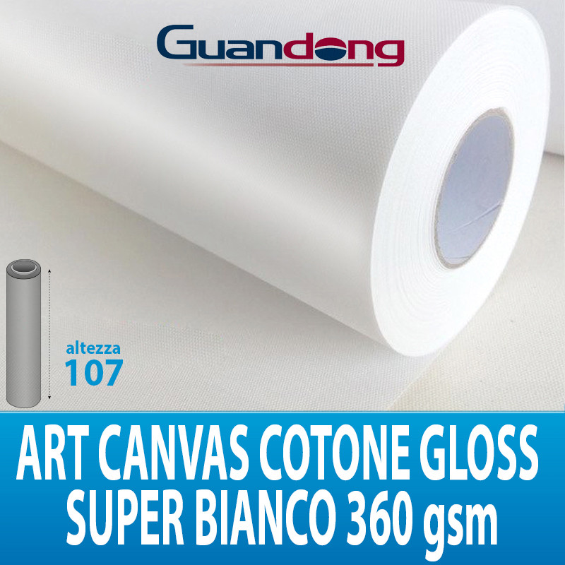 CANVAS COTONE 360GR LUCIDO 18MTL GUANDONG H107