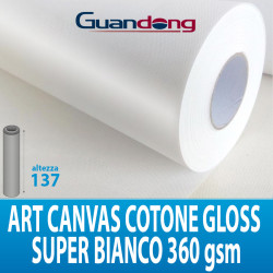 CANVAS COTONE 360GR LUCIDO 18MTL GUANDONG H137