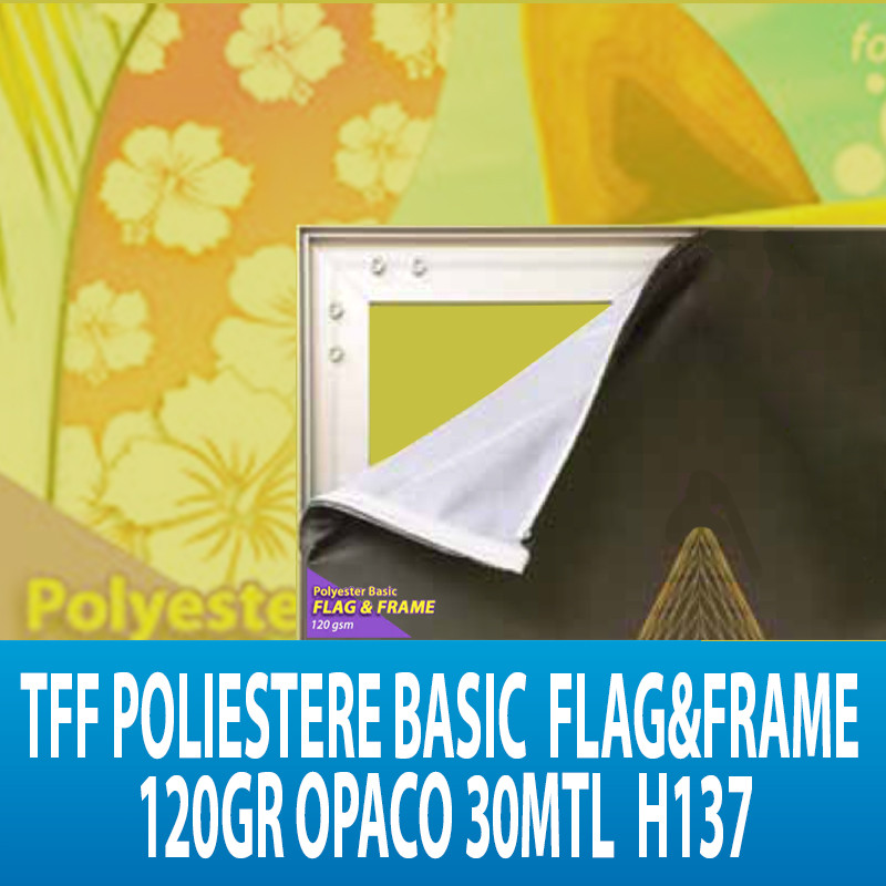 POLIESTERE BASIC PER FLAG&FRAME 120GR OPACO 30MTL GUANDONG H137