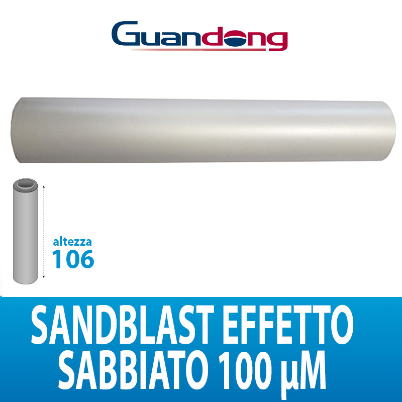 VINILE ACIDATO EFF. SABBIA MON. 100MIC 50MTL GUANDONG H106