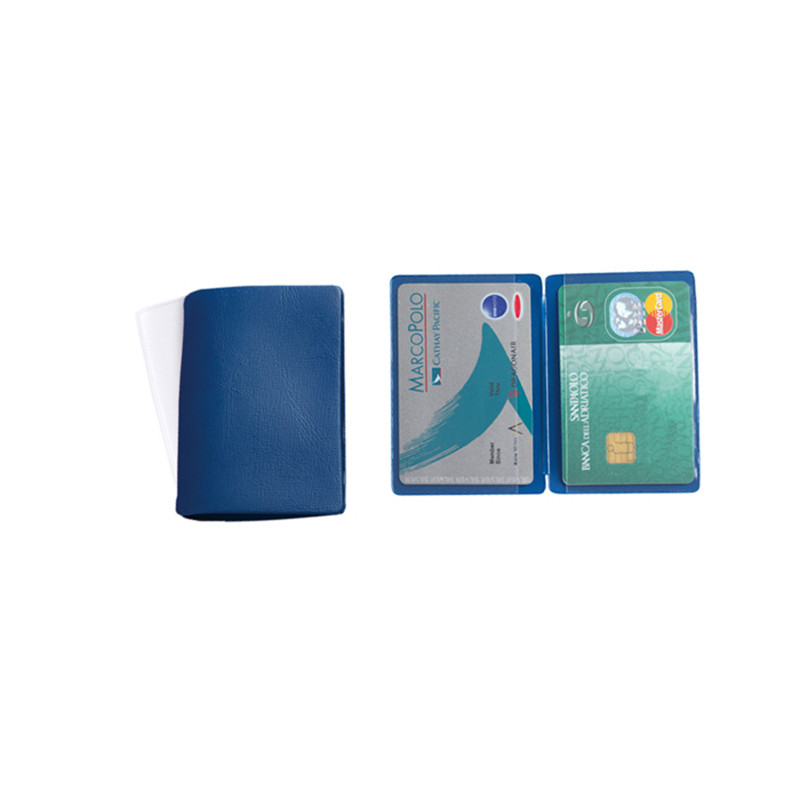 PORTA CARD IN PVC 2 TASCHE