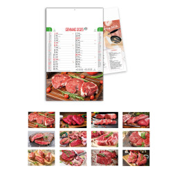 CALENDARIO CARNE CRUDA 12 FG