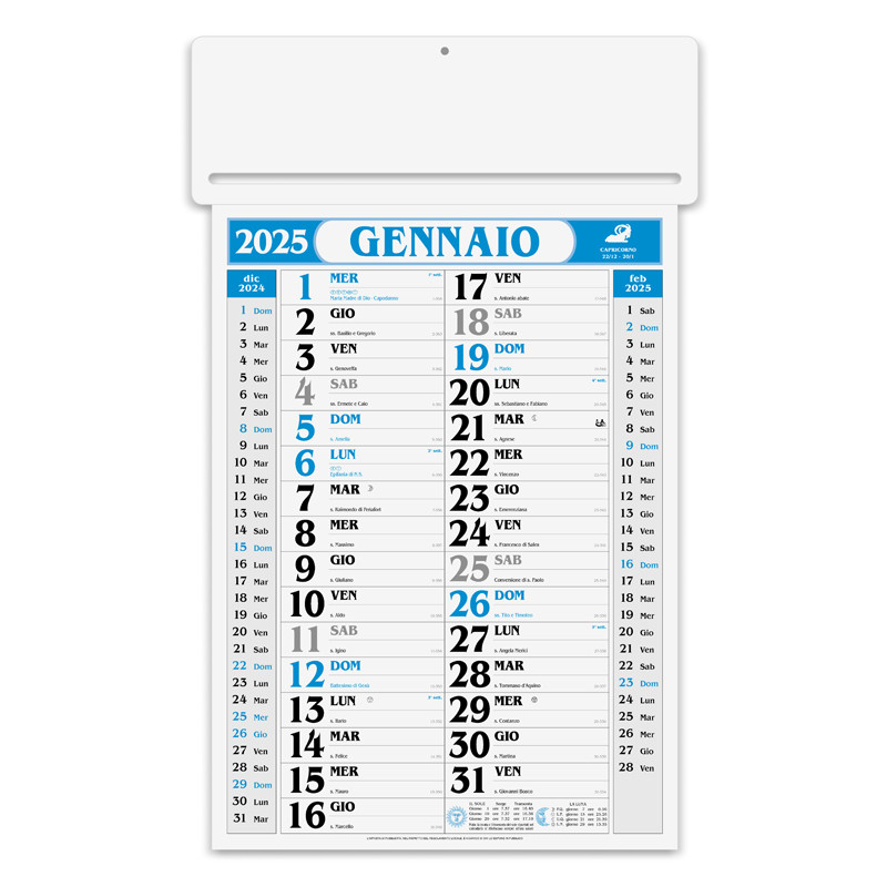 CALENDARIO OLANDESE PASSAFOGLIO