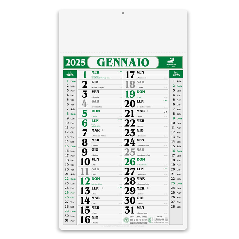 CALENDARIO OLANDESE BIG