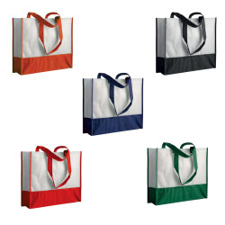 BORSA SHOPPER BICOLORE CON...