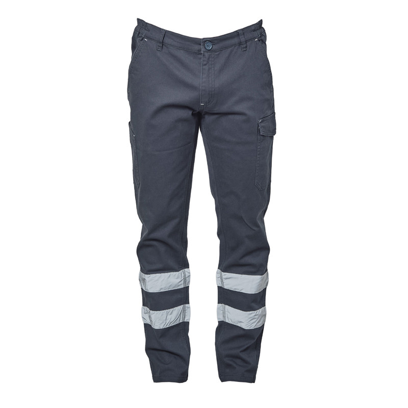 PANTALONE LUNGO ZURIGO REFLECTING MAN MULTITASCHE ELASTICIZZATO JRC